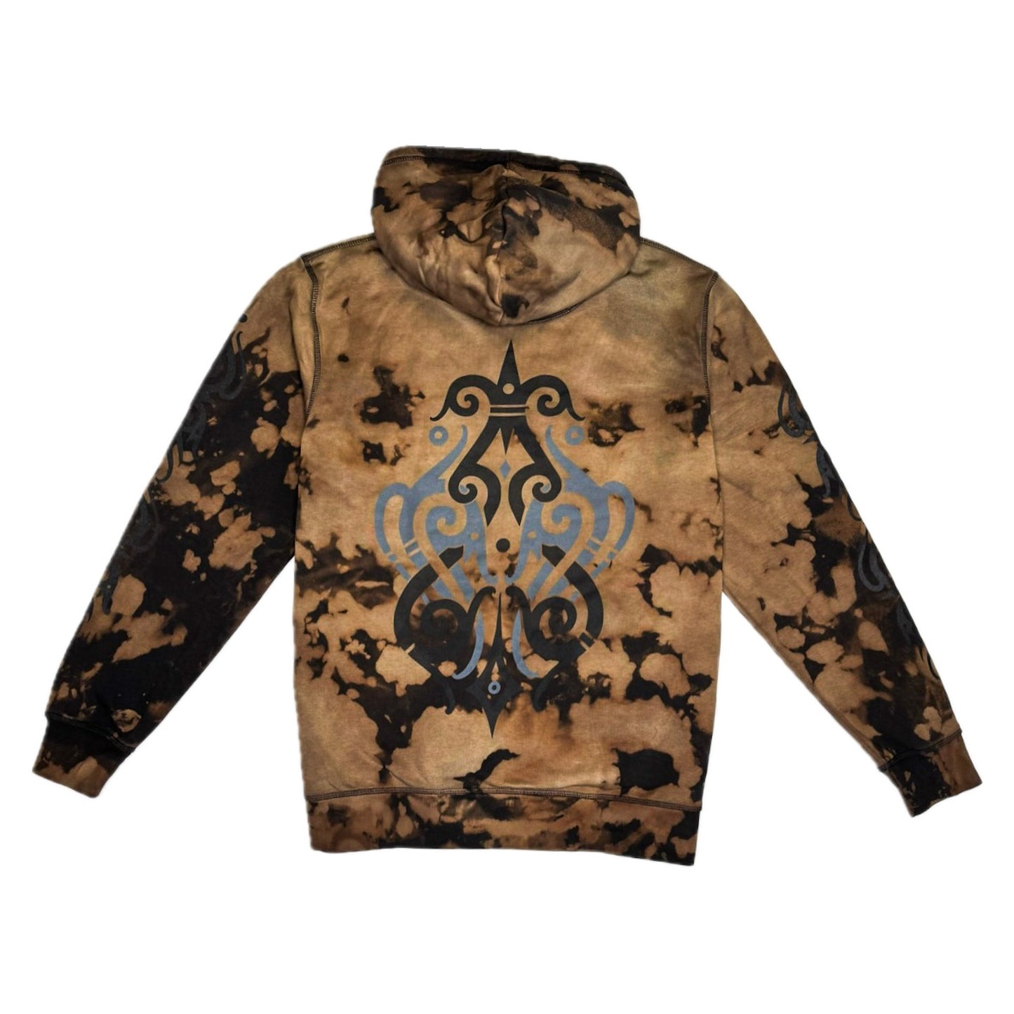 Unique Hand-Dyed Borneo-Inspired Hoodie