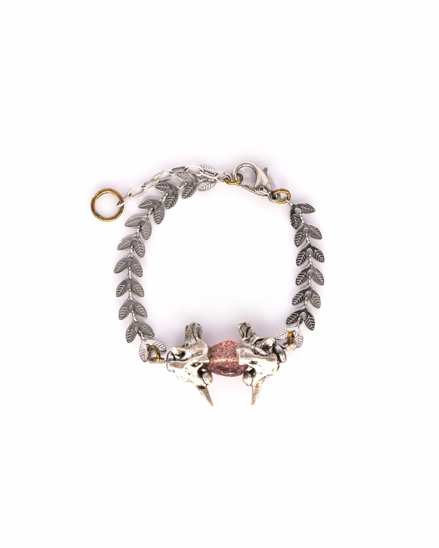 Snake Vertebrae & Vine Bracelet