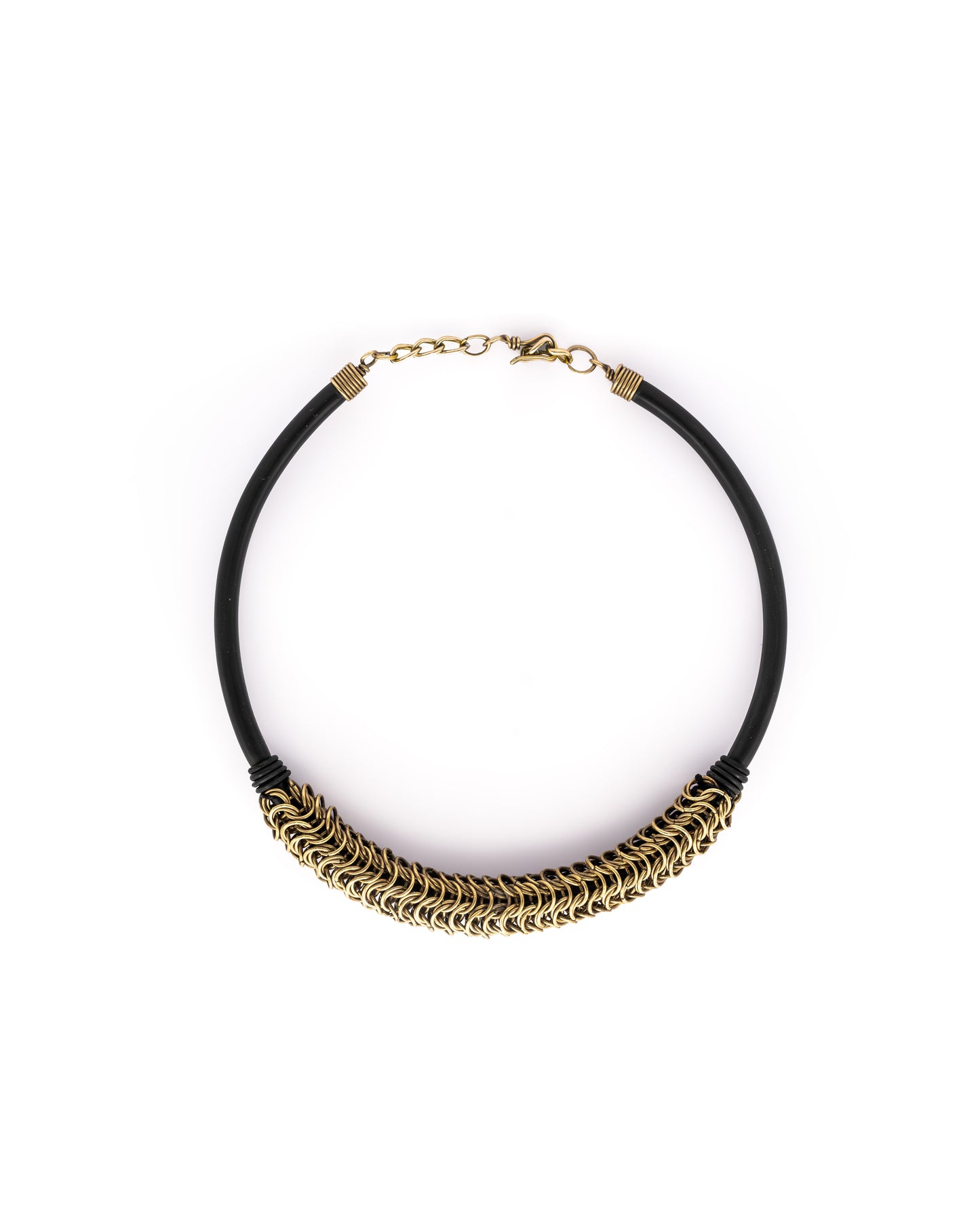 Brass Reptile Necklace