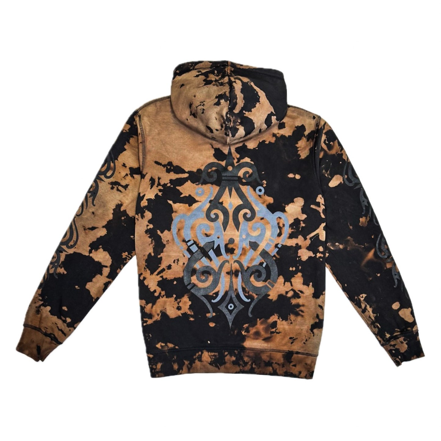 Unique Hand-Dyed Borneo-Inspired Hoodie