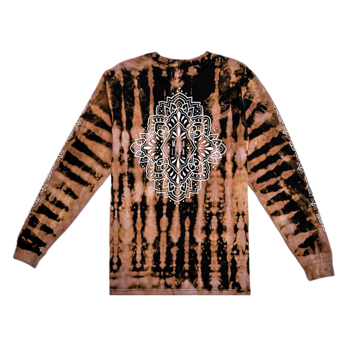 Unique Hand-Dyed Ornamental Long Sleeve T-Shirt