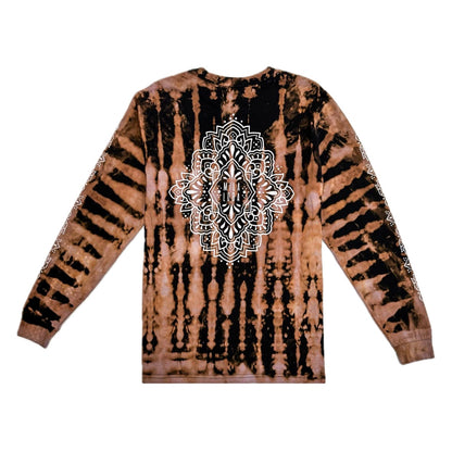 Unique Hand-Dyed Ornamental Long Sleeve T-Shirt