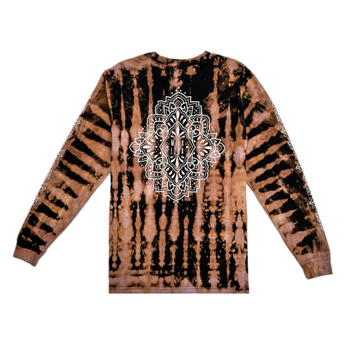 Unique Hand-Dyed Ornamental Long Sleeve T-Shirt