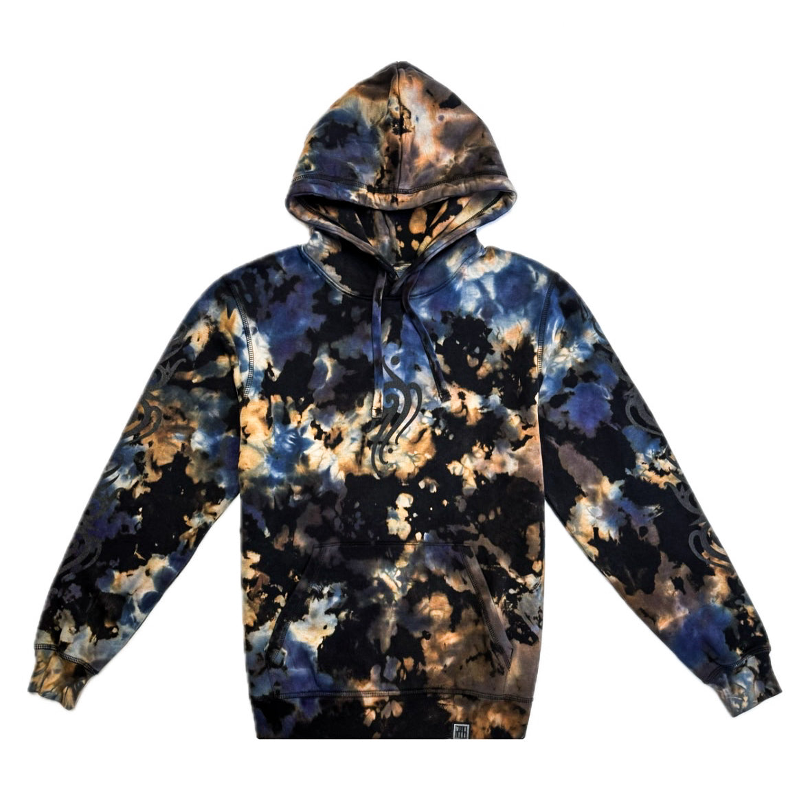 Unique Hand-Dyed Borneo-Inspired Hoodie