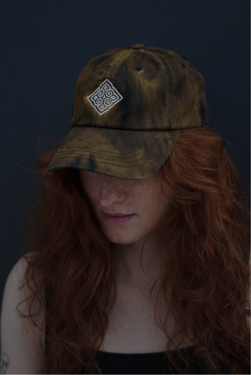 Unique Hand-Dyed Ornament Dad Cap