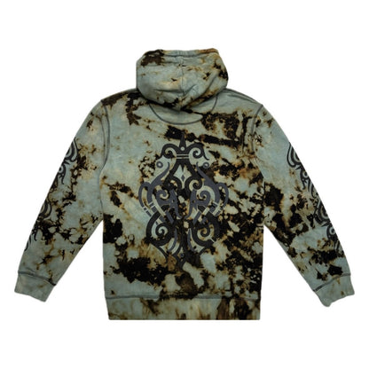 Unique Hand-Dyed Borneo-Inspired Hoodie