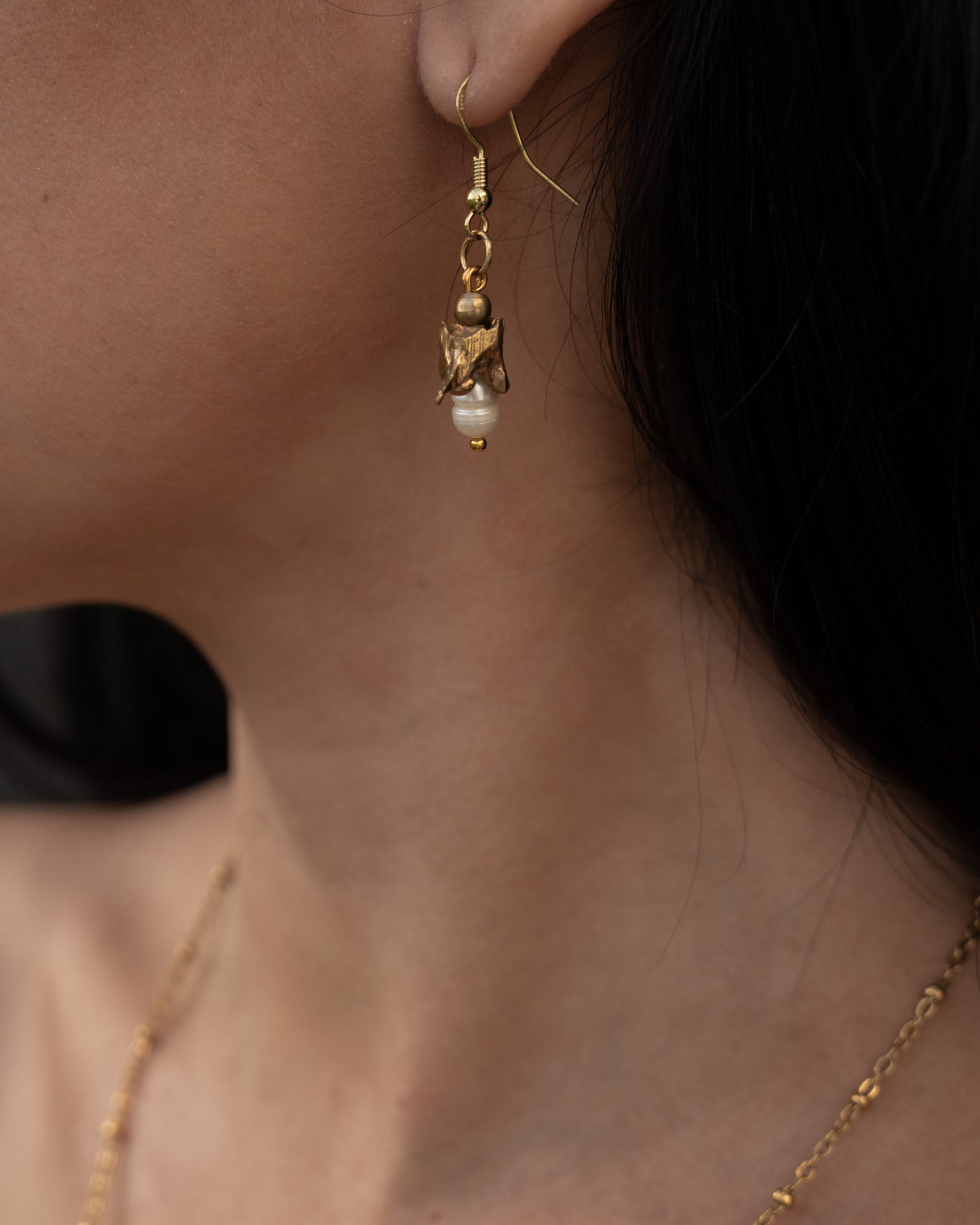 Snake Vertebrae Earrings