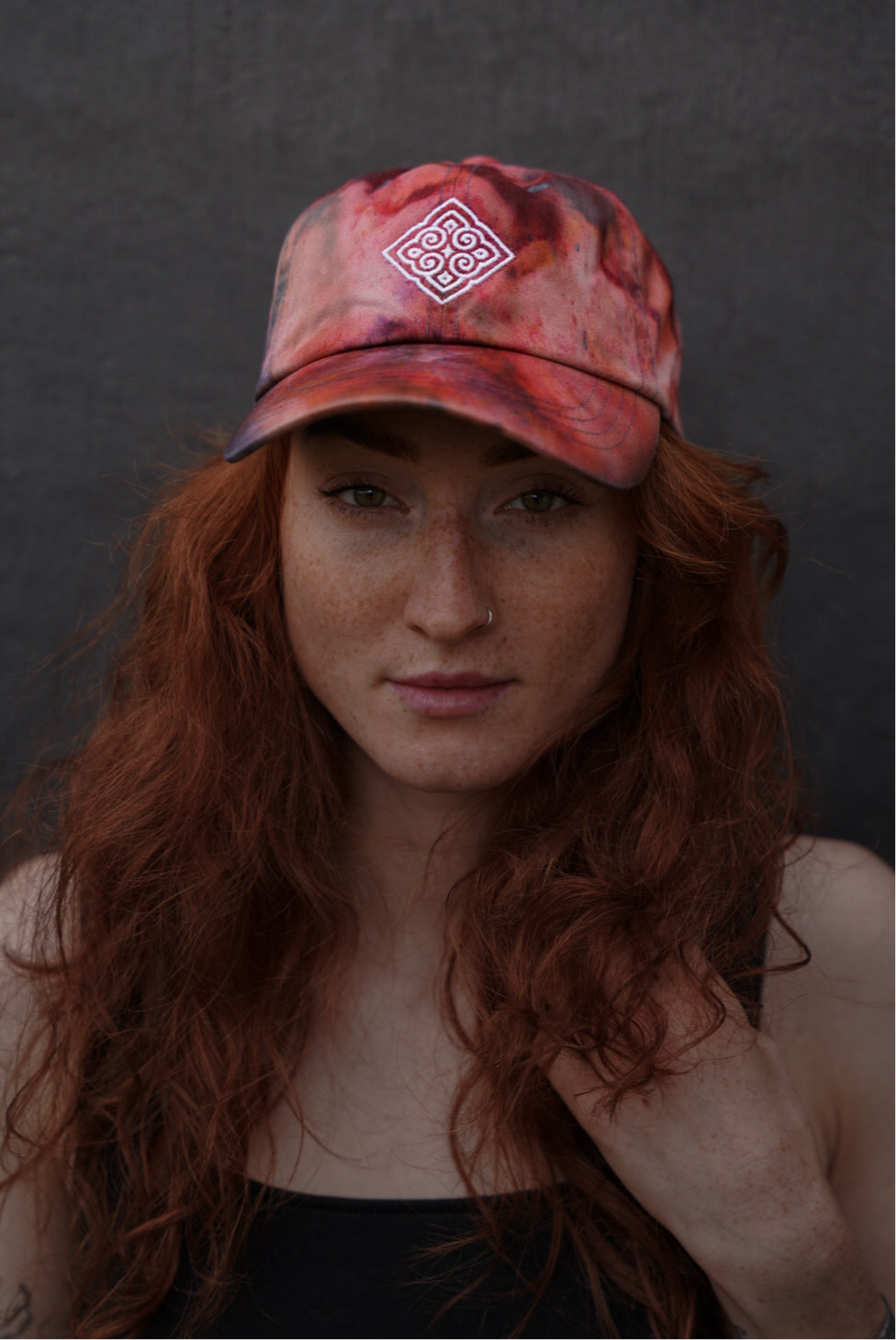 Unique Hand-Dyed Ornament Dad Cap