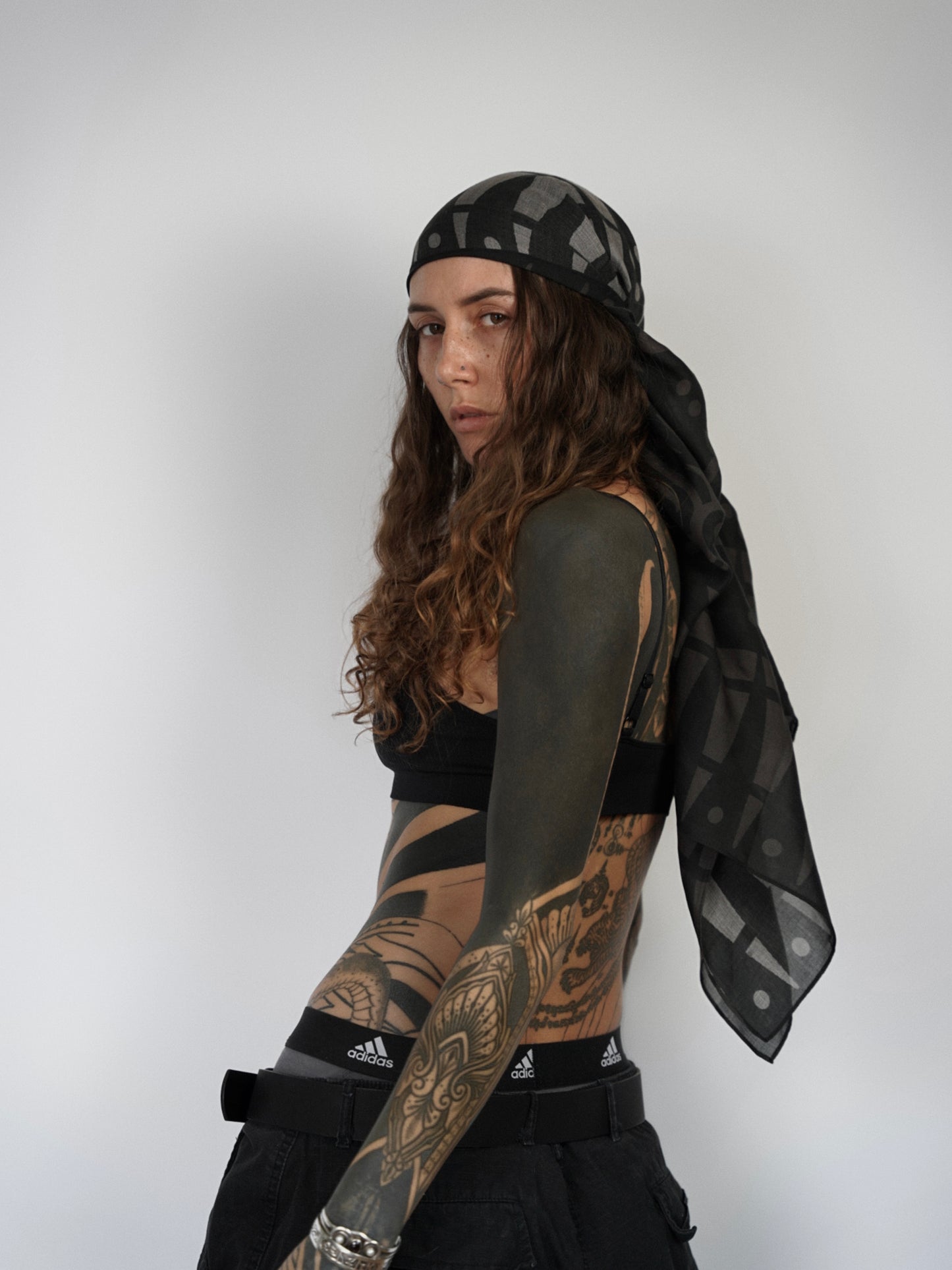 Borneo-Inspired Tribal Scarf