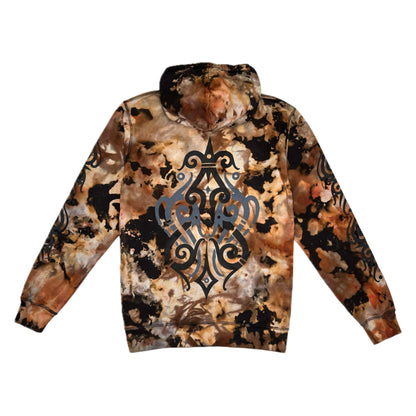 Unique Hand-Dyed Borneo-Inspired Hoodie