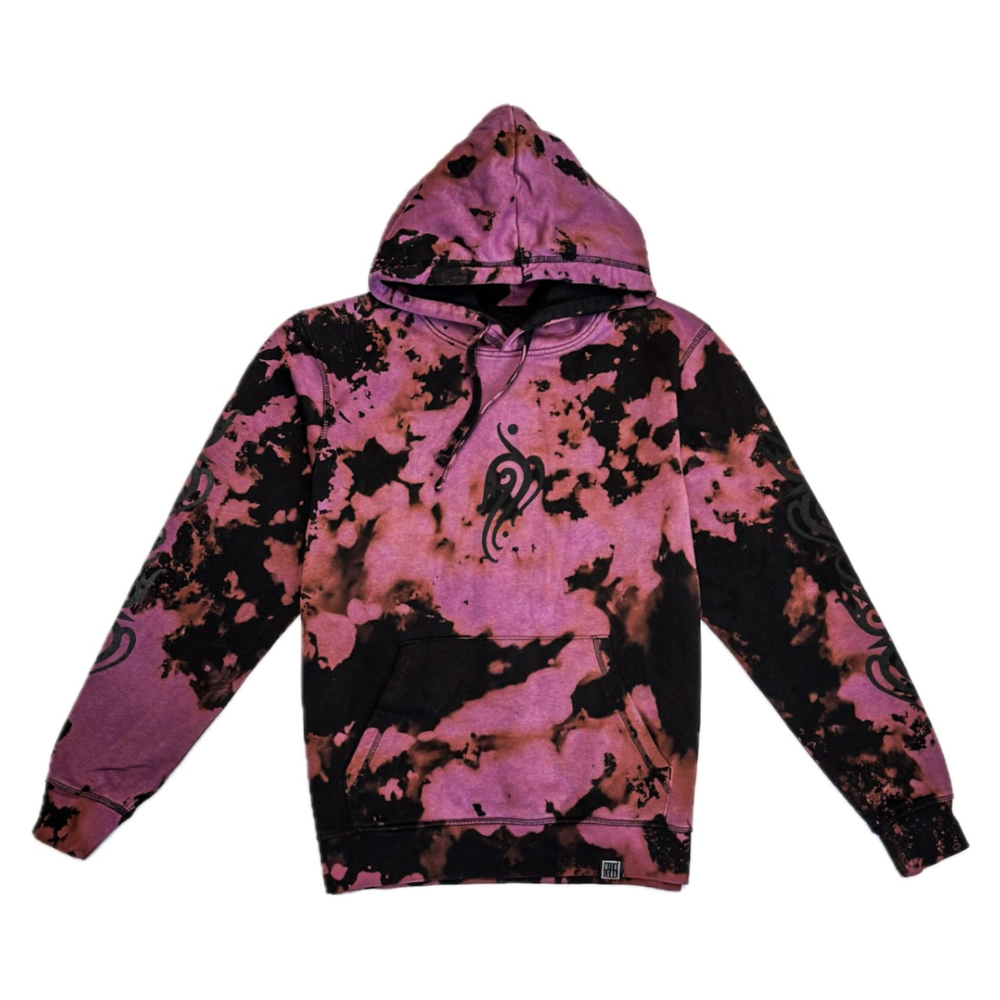Unique Hand-Dyed Borneo-Inspired Hoodie