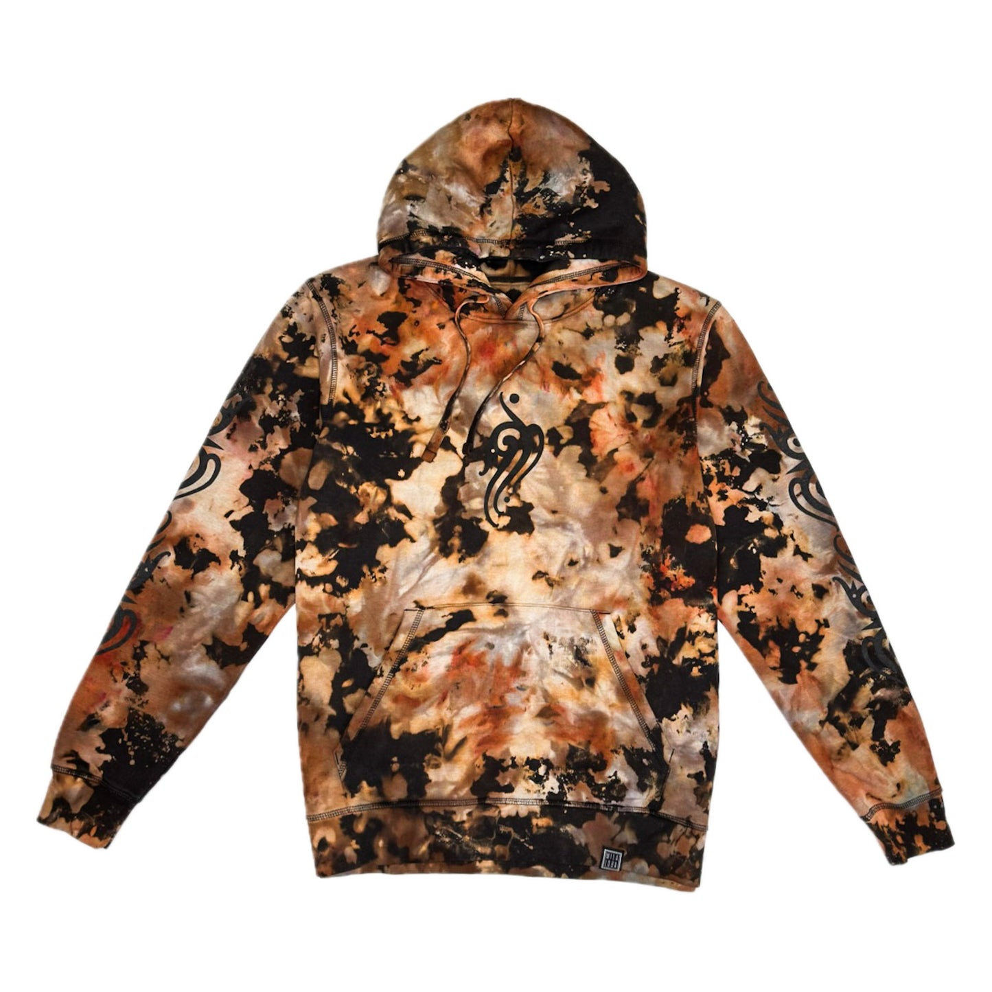 Unique Hand-Dyed Borneo-Inspired Hoodie