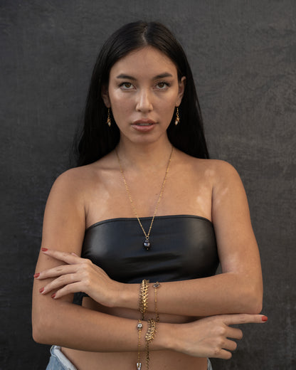 Black Pearl Necklace