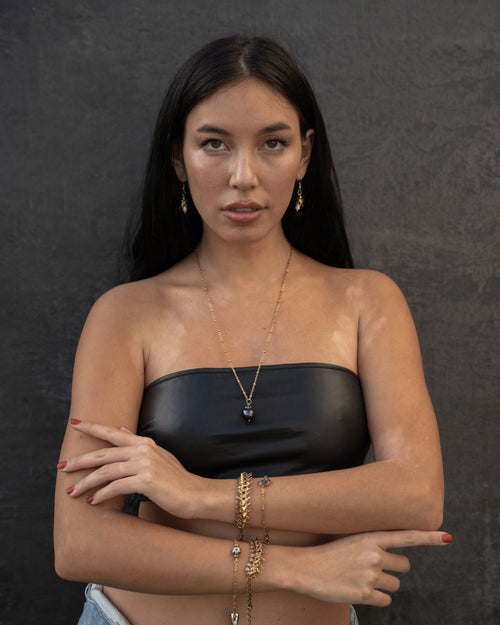 Black Pearl Necklace