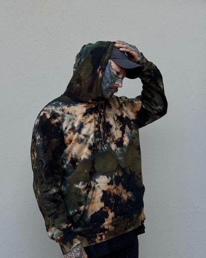 Unique Hand-Dyed Borneo-Inspired Hoodie