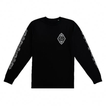 Black Ornamental Long Sleeve