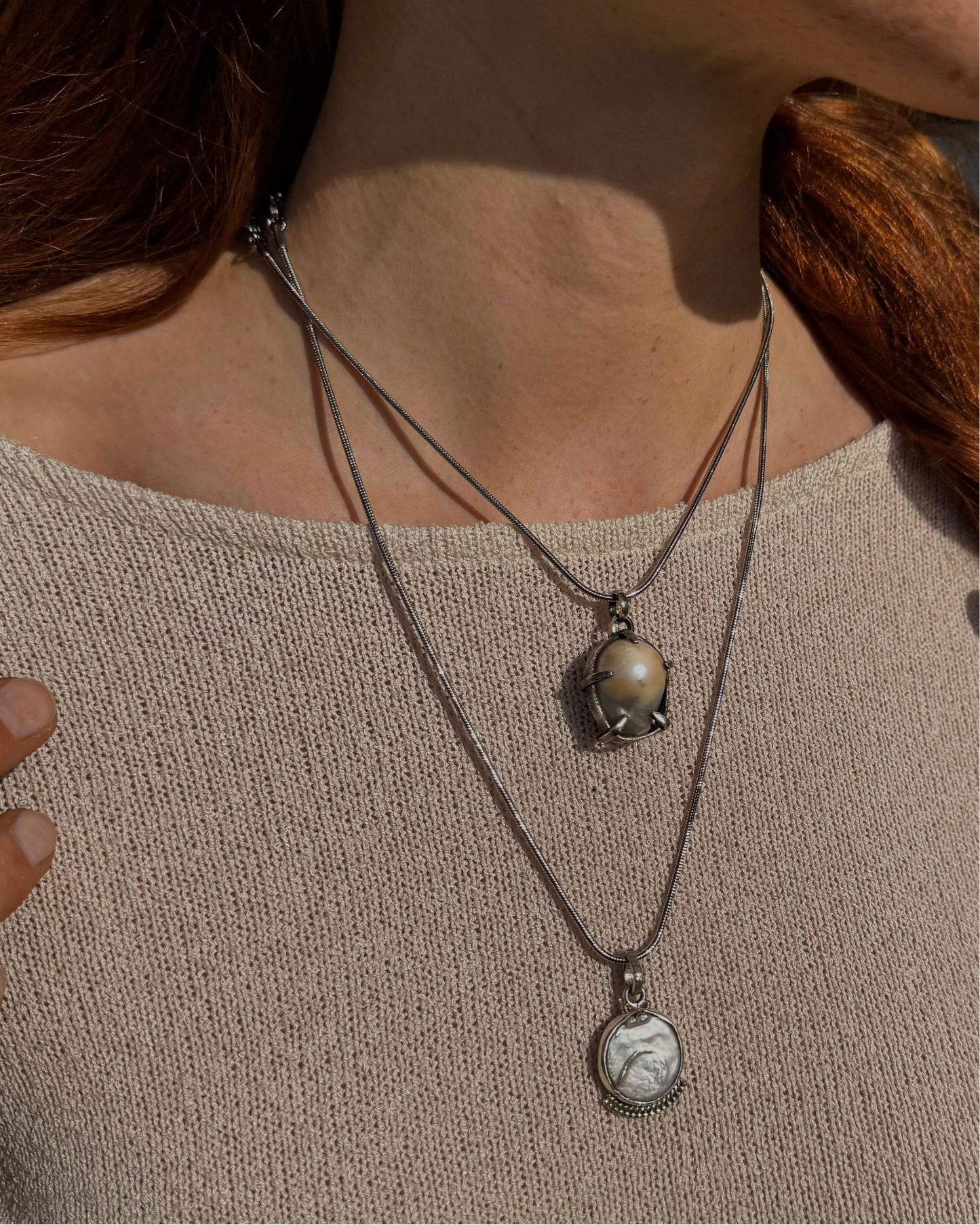 Atlan Baroque Pearl Necklace