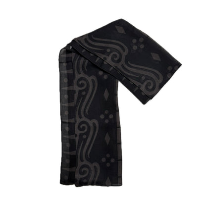 Borneo-Inspired Tribal Scarf