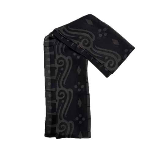 Borneo-Inspired Tribal Scarf