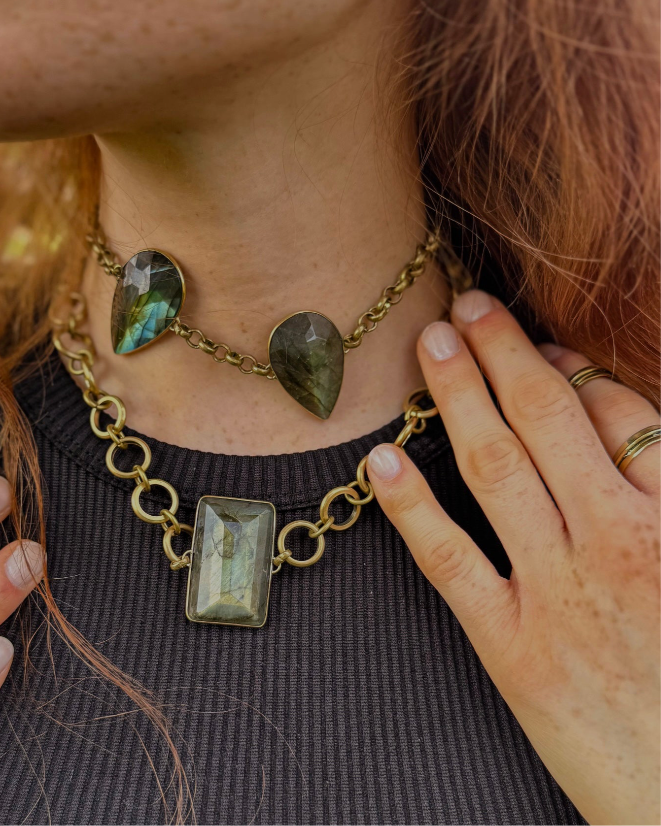 Labradorite Chain