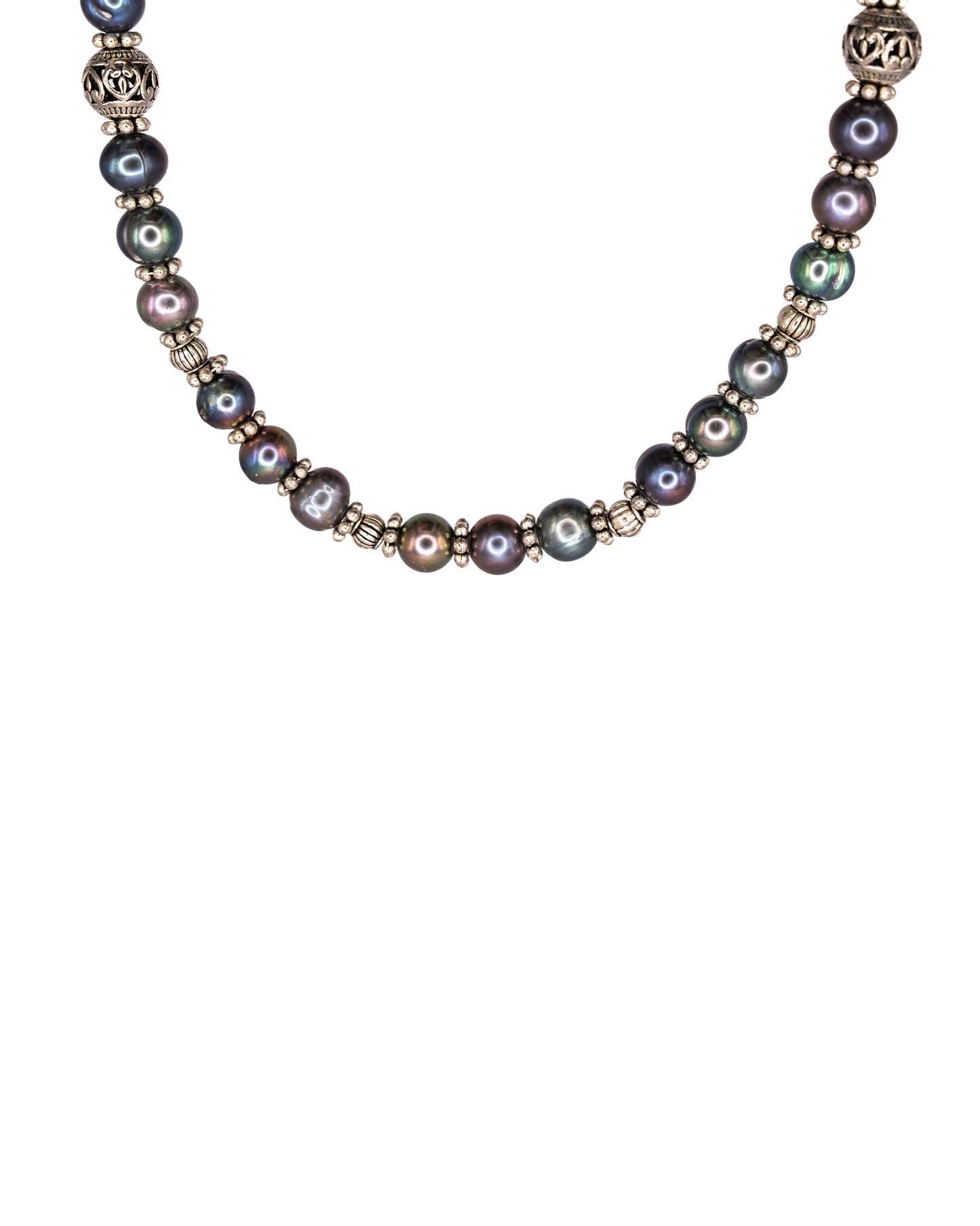 Multi Pearl Bead Necklace