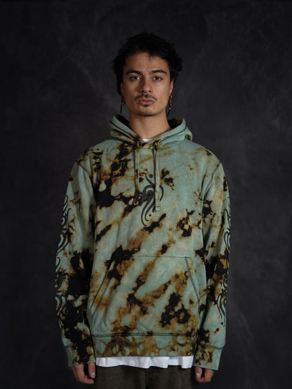 Unique Hand-Dyed Borneo-Inspired Hoodie