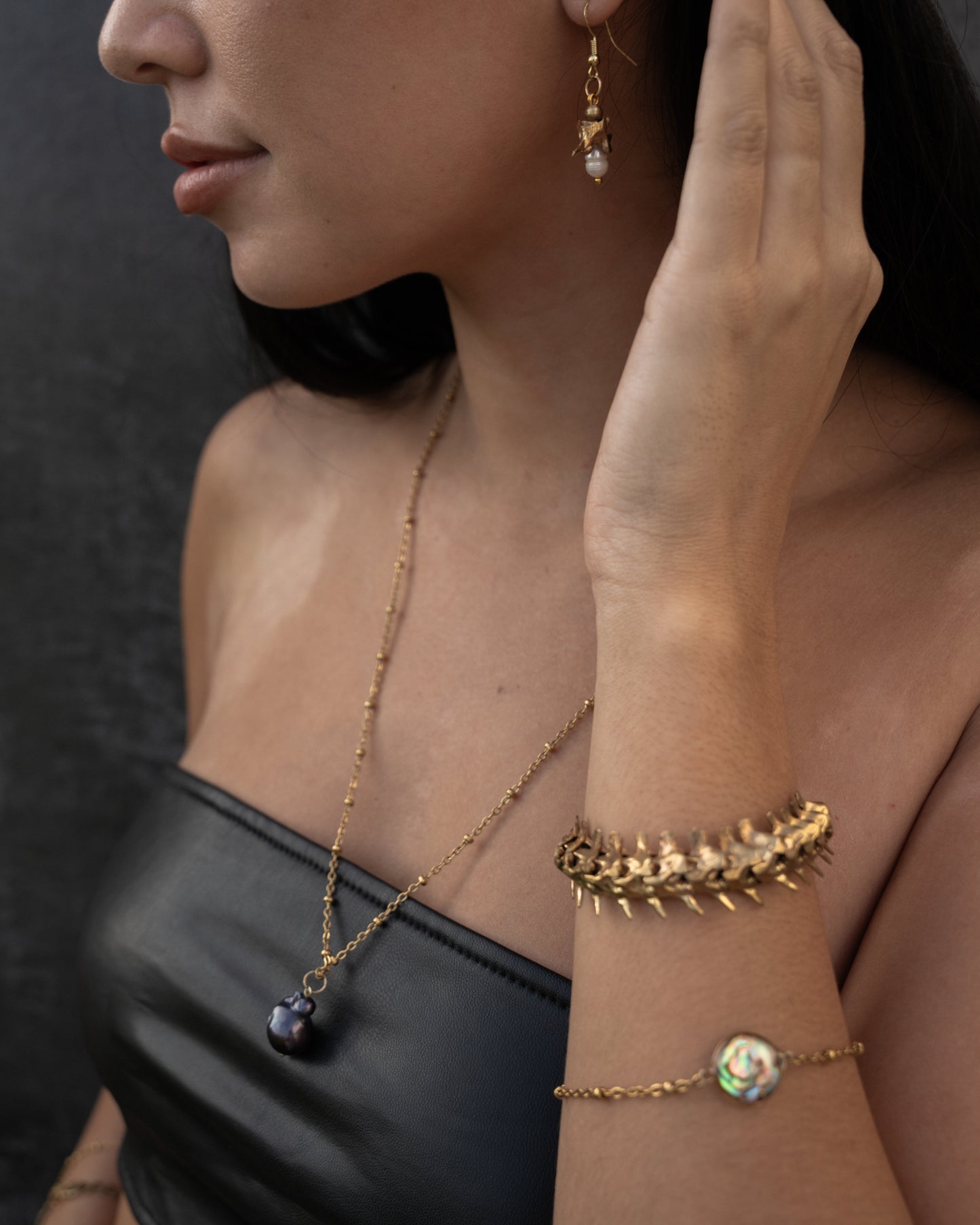 Snake Vertebrae Bracelet