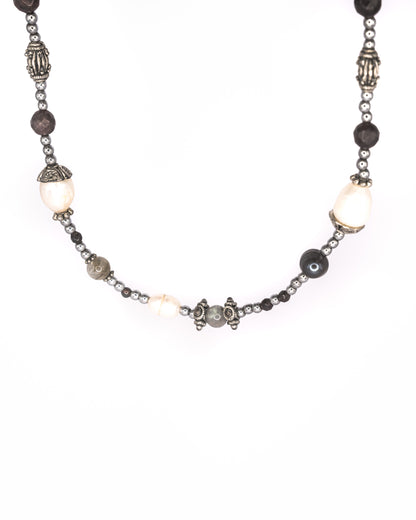 Multi Pearl Bead Necklace