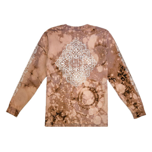 Unique Hand-Dyed Ornamental Long Sleeve T-Shirt