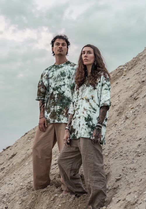 Unique Hand-Dyed Ornamental Shirt