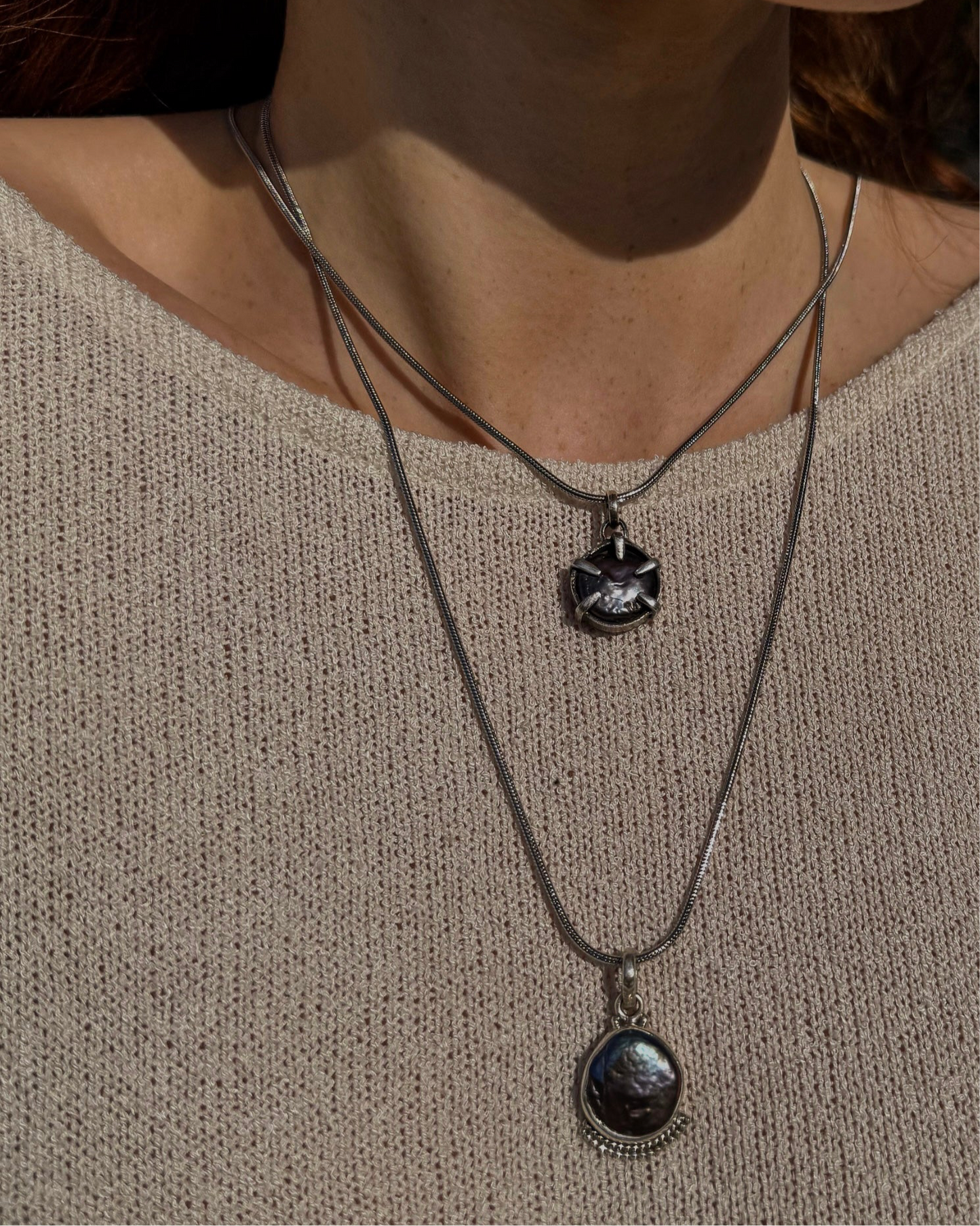 Atlan Baroque Pearl Necklace