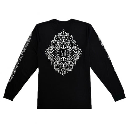 Black Ornamental Long Sleeve