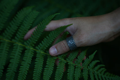 Textured Silver Ring