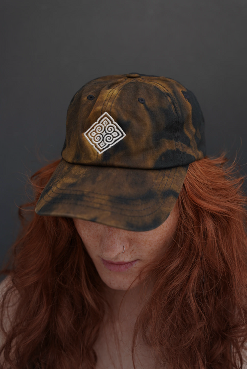 Unique Hand-Dyed Ornament Dad Cap