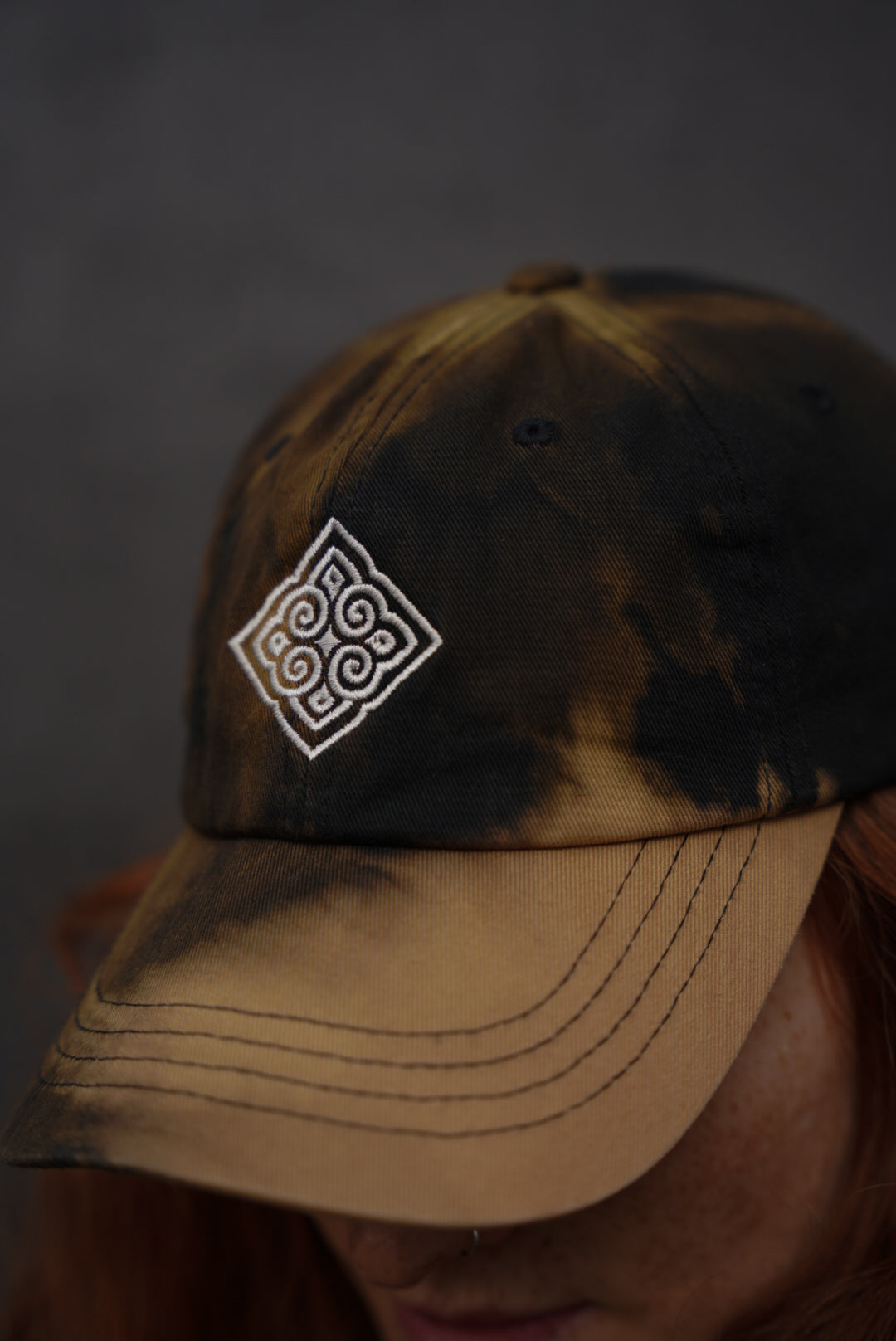 Unique Hand-Dyed Ornament Dad Cap