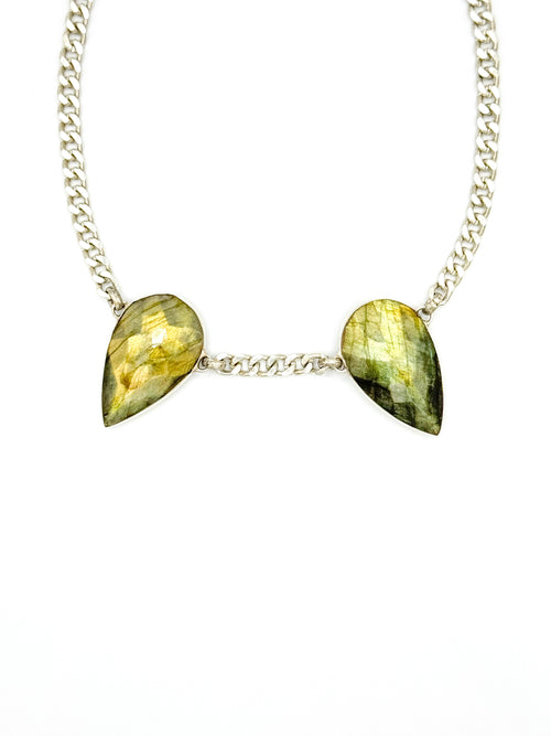 Double Labradorite Necklace