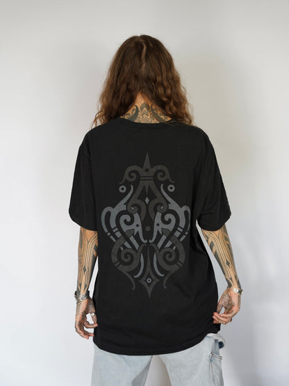 Black Borneo-Inspired Shirt