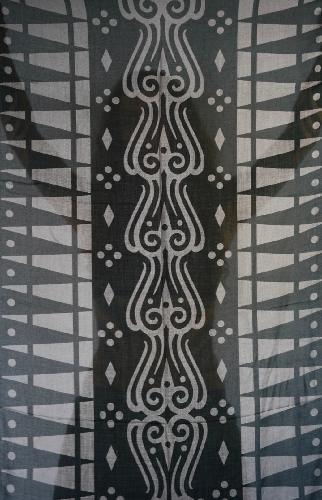 Borneo-Inspired Tribal Scarf