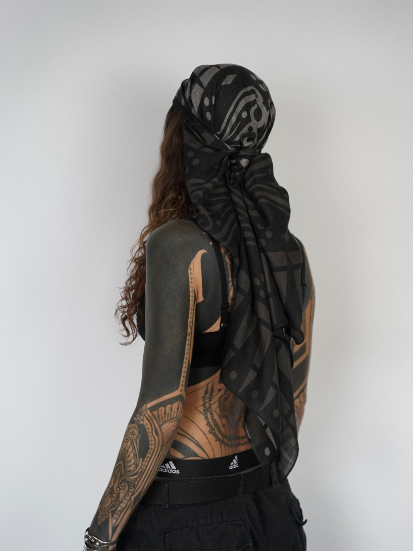 Borneo-Inspired Tribal Scarf