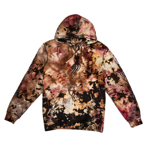 Unique Hand-Dyed Borneo-Inspired Hoodie