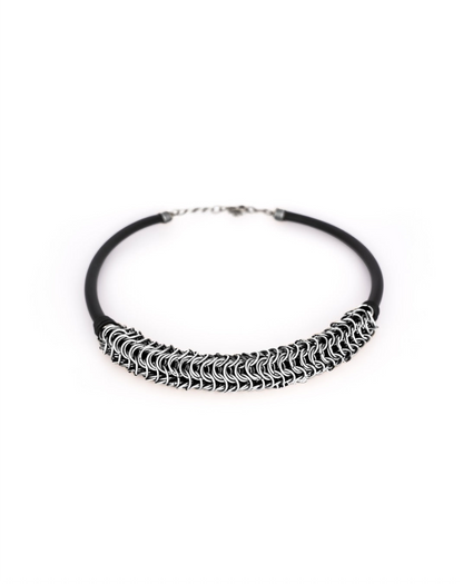 Silver Reptile Necklace