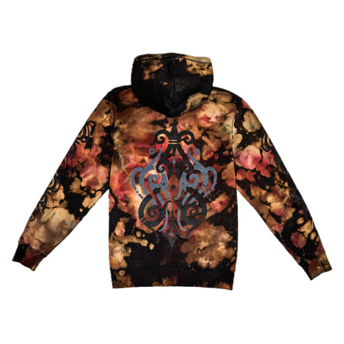 Unique Hand-Dyed Borneo-Inspired Hoodie