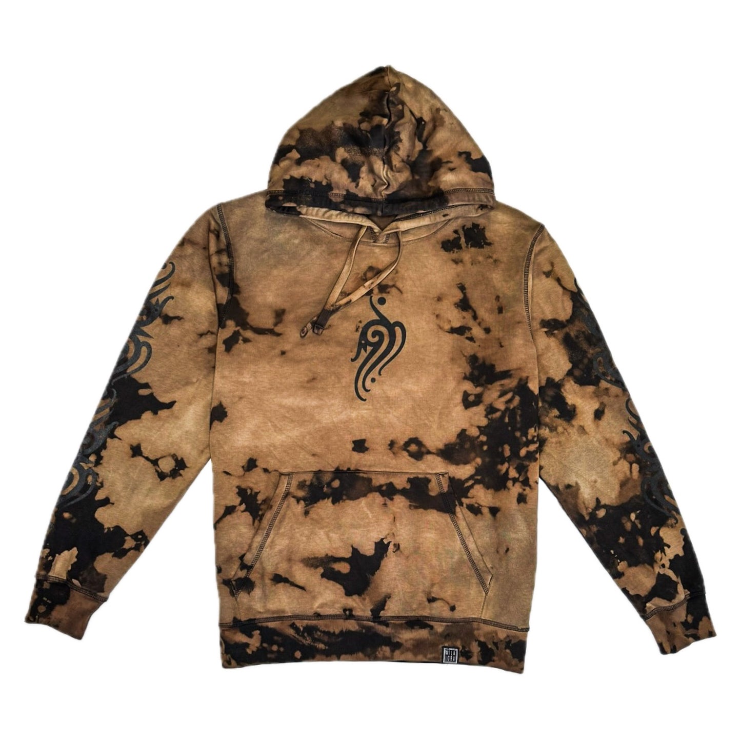 Unique Hand-Dyed Borneo-Inspired Hoodie