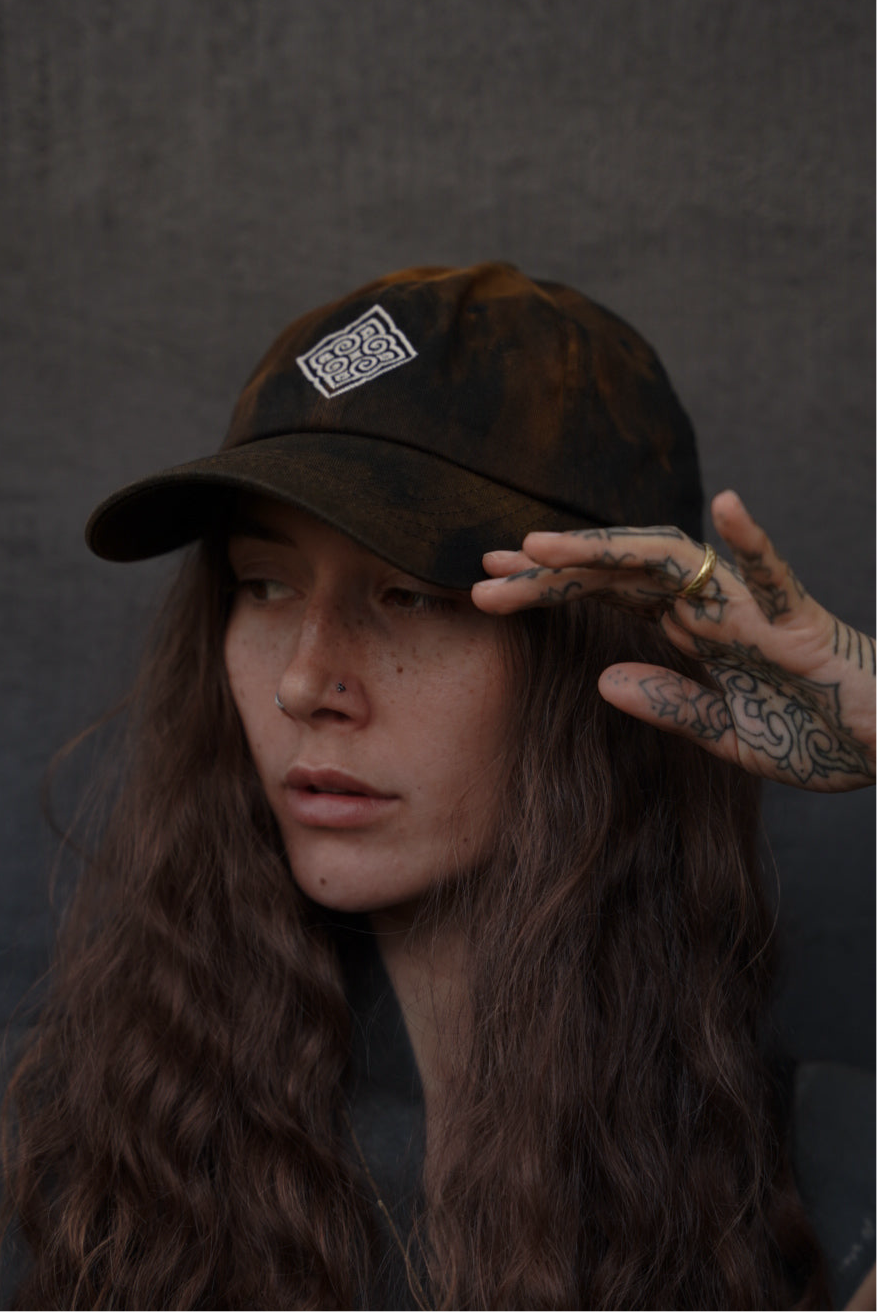 Unique Hand-Dyed Ornament Dad Cap