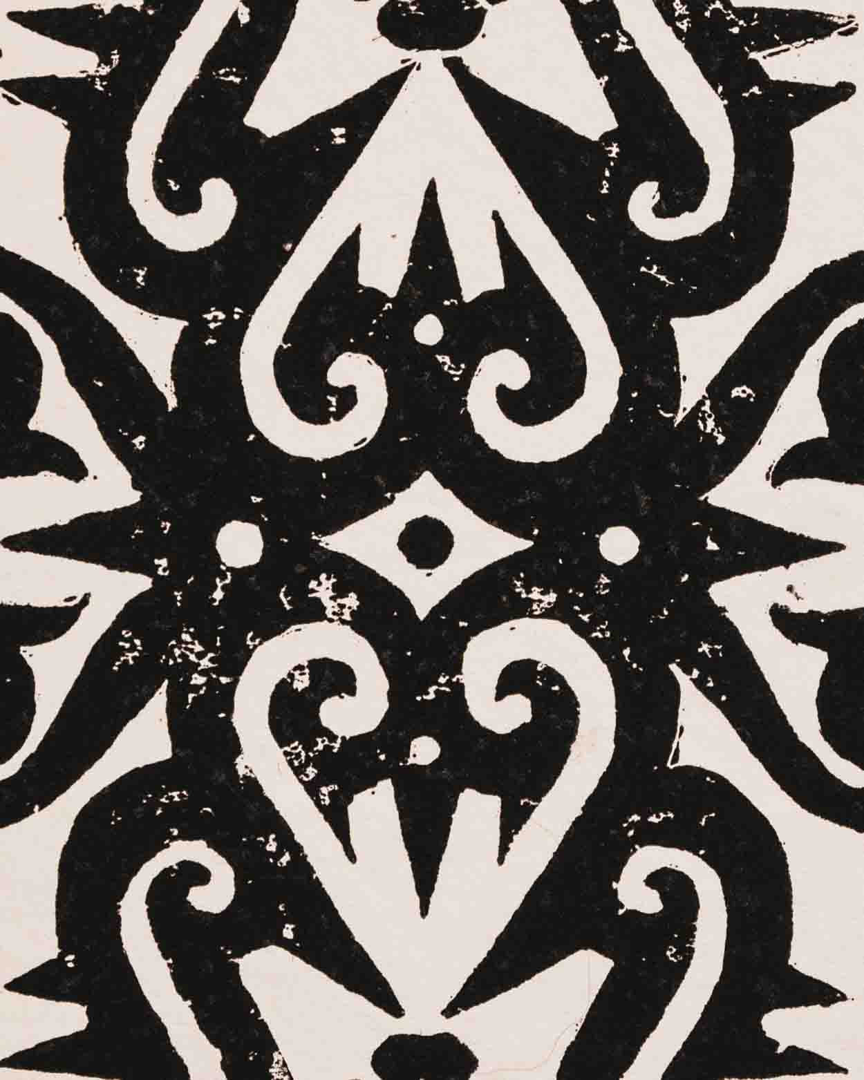 Borneo-Inspired Linocut Prints (Black)