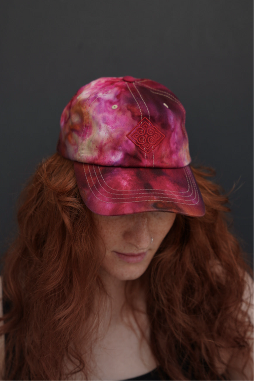 Unique Hand-Dyed Ornament Dad Cap