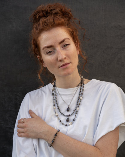 Multi Pearl Bead Necklace