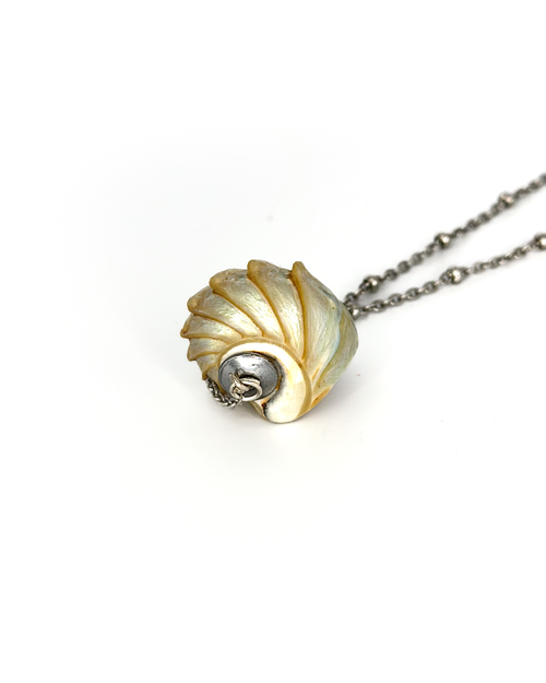 Nautilus Heart Necklace