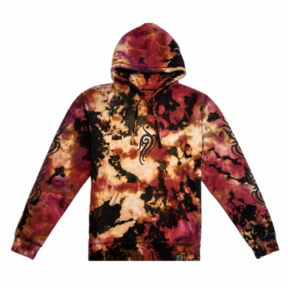 Unique Hand-Dyed Borneo-Inspired Hoodie