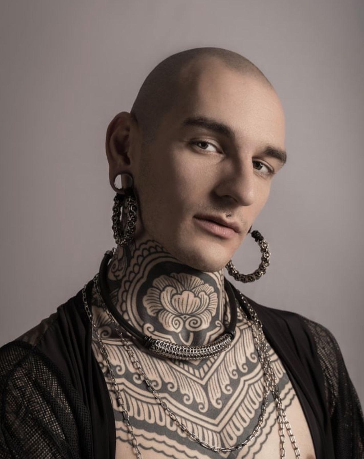 Silver Reptile Necklace